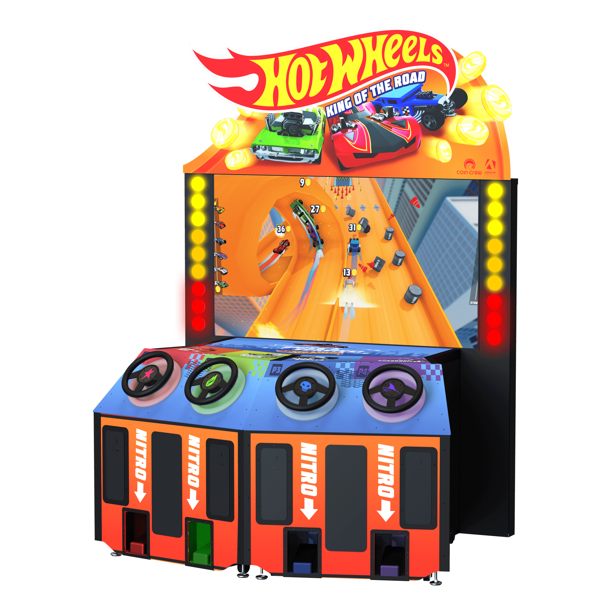 Hot Wheels 4 Players Arcade Fahrsimulator