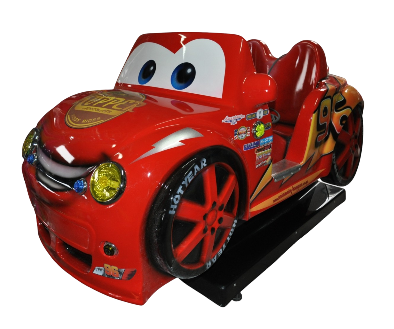 WIK Cabrio MC – Kiddie Ride Kinderfahrzeug im sportlichen Cartoon-Rennwagen-Design