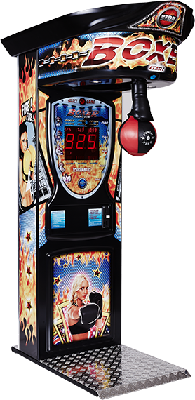 Boxautomat Fire - Robuster Schlagkraftmesser mit Highscore