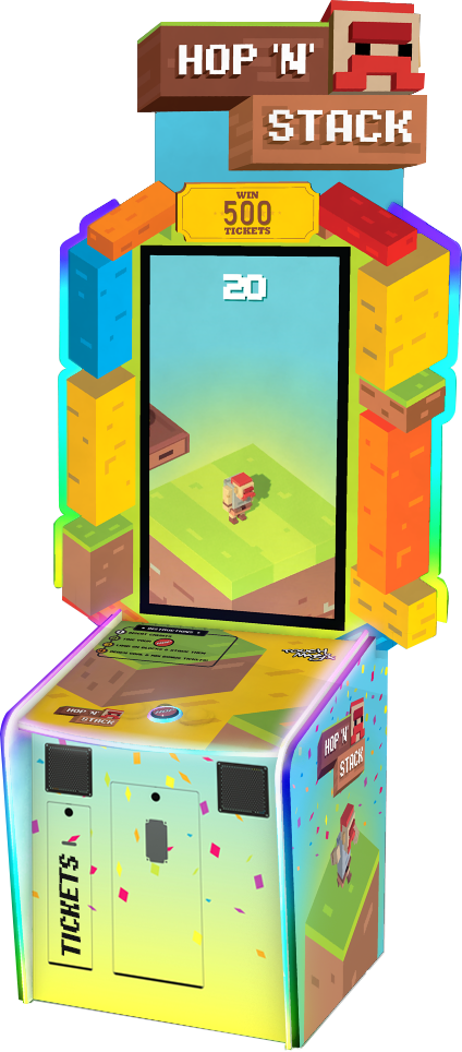 Hop 'n' stack Arcade Unterhalter