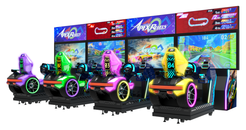 APEX REBELS Arcade Motion Racing Simulator Single