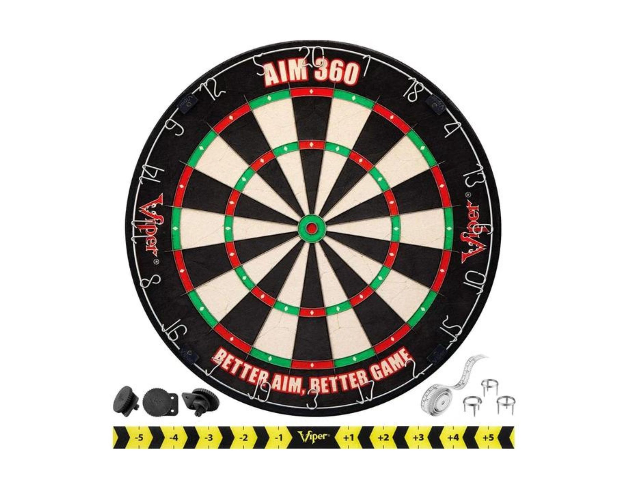 Viper Aim360 Performance Enhancing Dartboard - Ultra Thin Spider - Aim 360 #DB052