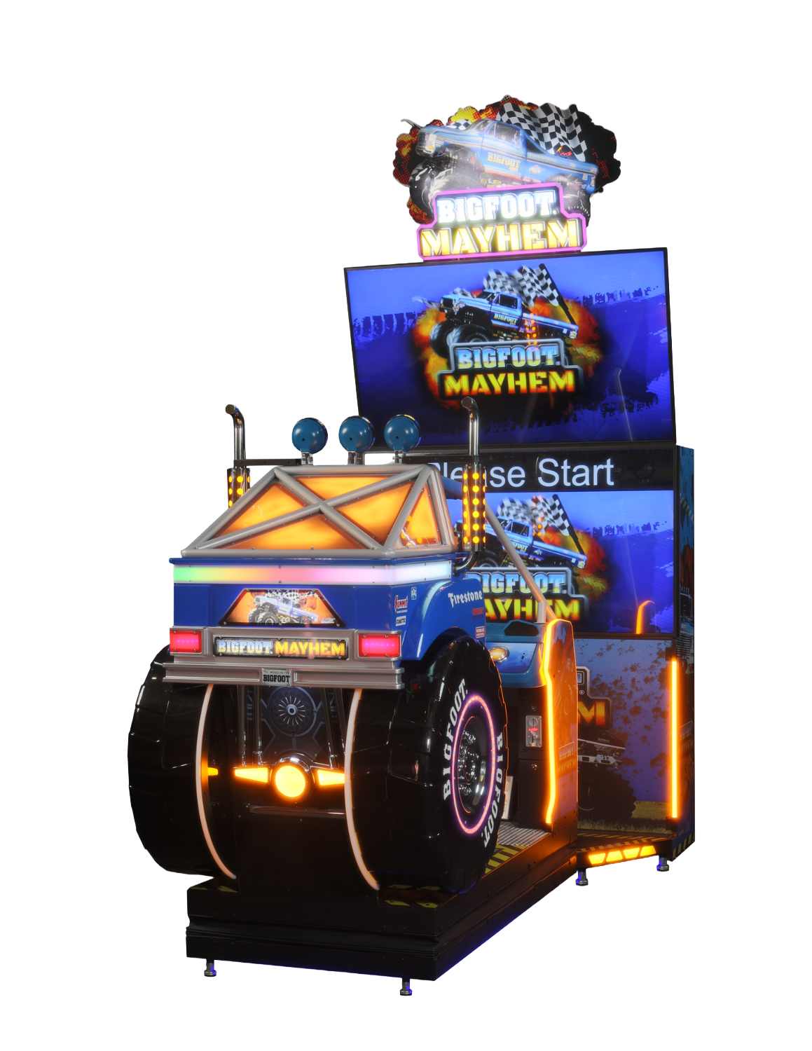 UNIS BIGFOOT Mayhem Monstertruck Arcade Simulator
