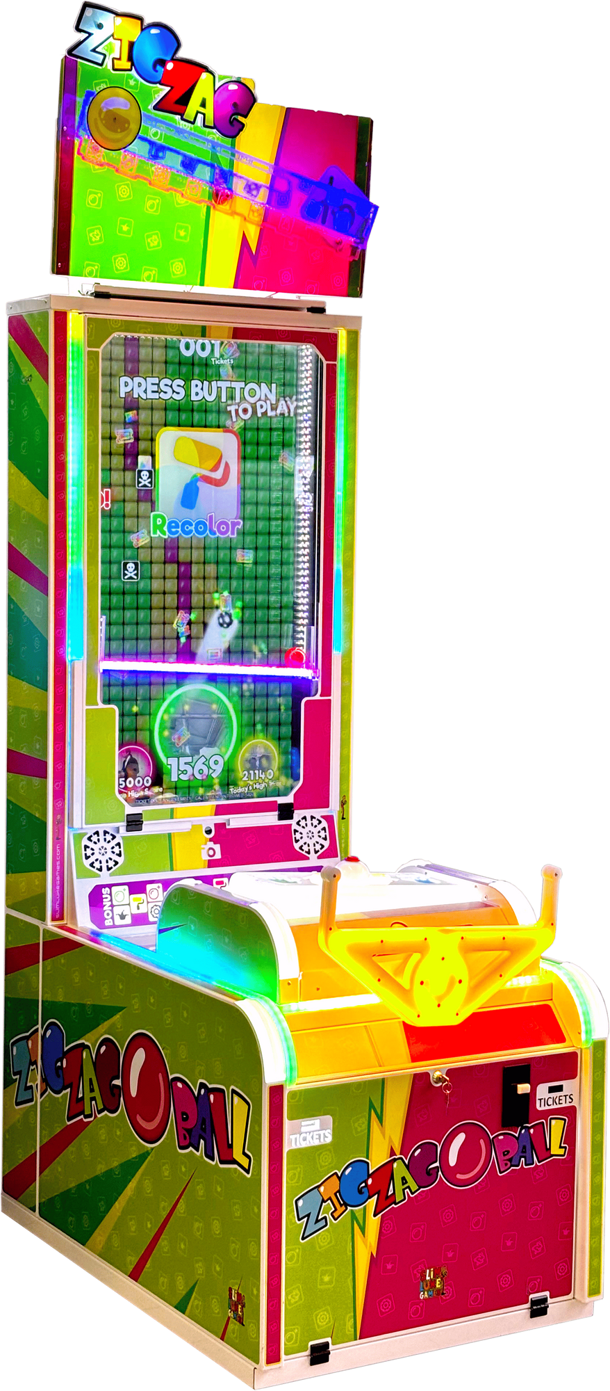Zig Zag Ball Arcade Geschicklichkeit