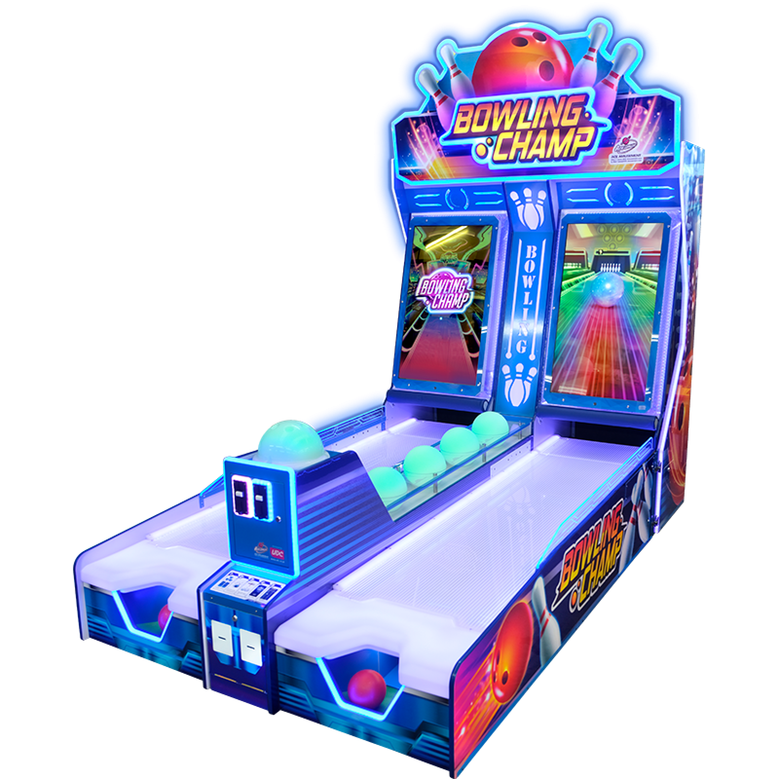 Bowling Champ 2 Player Game Arcade Geschicklichkeitsspiel