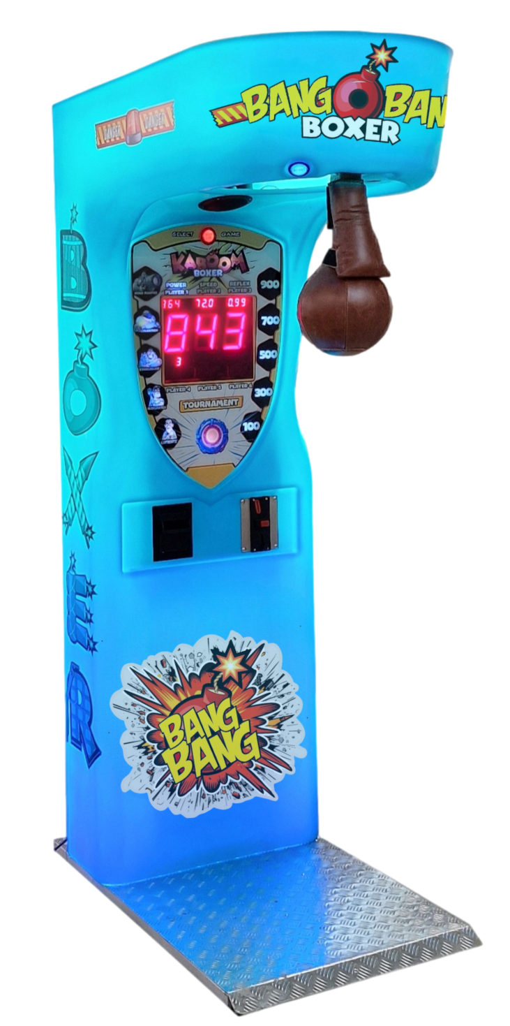 Bang Bang LED Boxautomat mit Schlagkraftmesser und Highscore