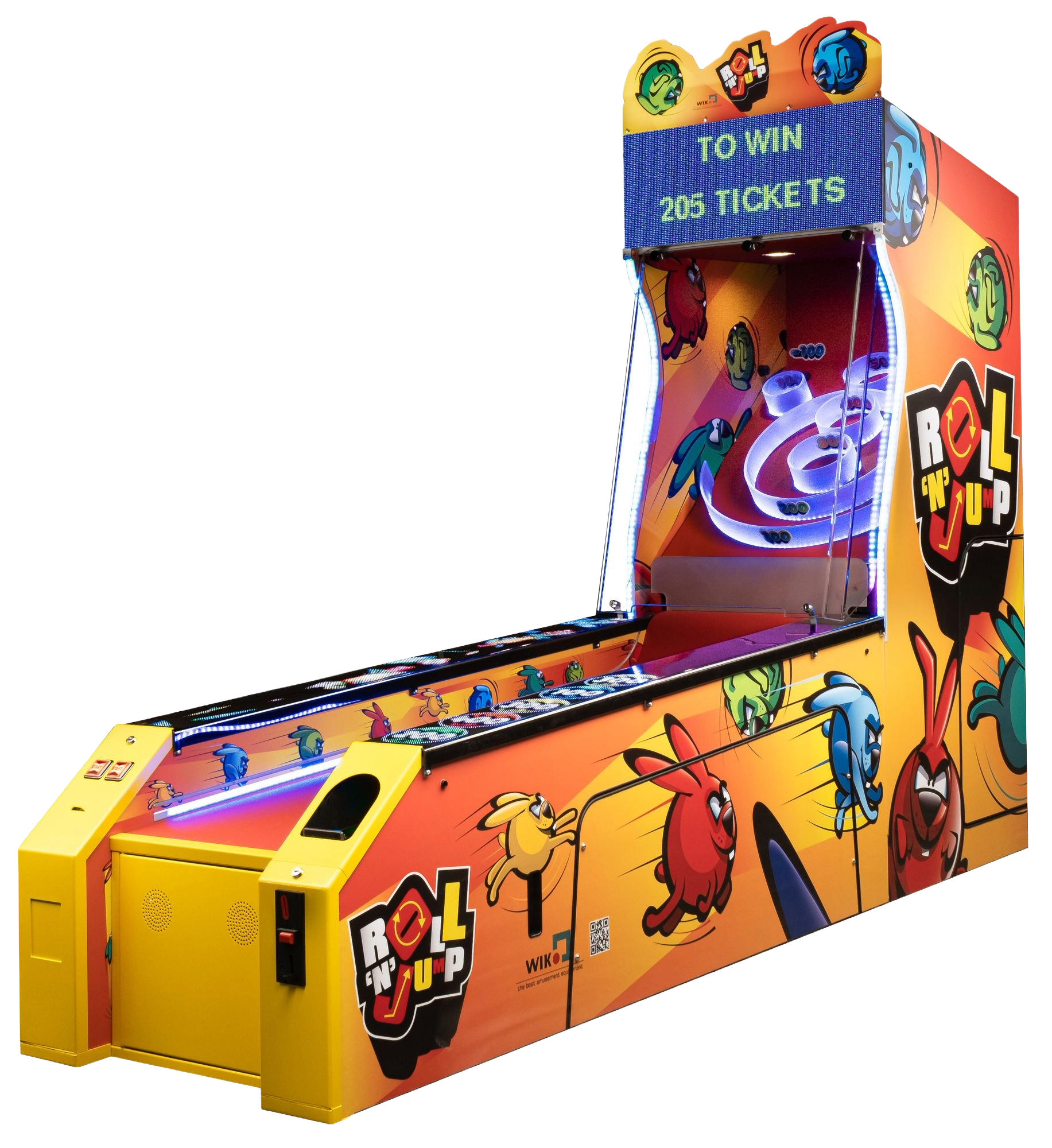 WIK Roll 'n' Jump Colour Automat Geschicklichkeit – NEU mit seitlichen LED-Displays