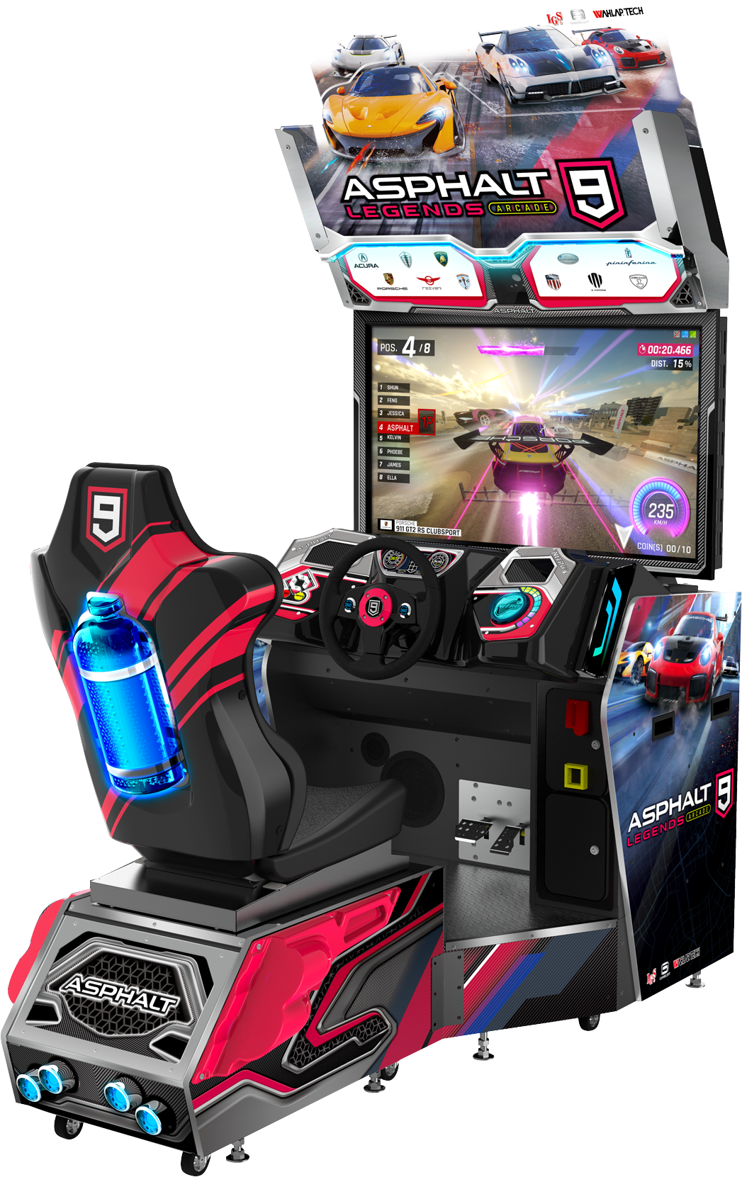 Asphalt 9 Legends Arcade SD Racing Simulator Single Version