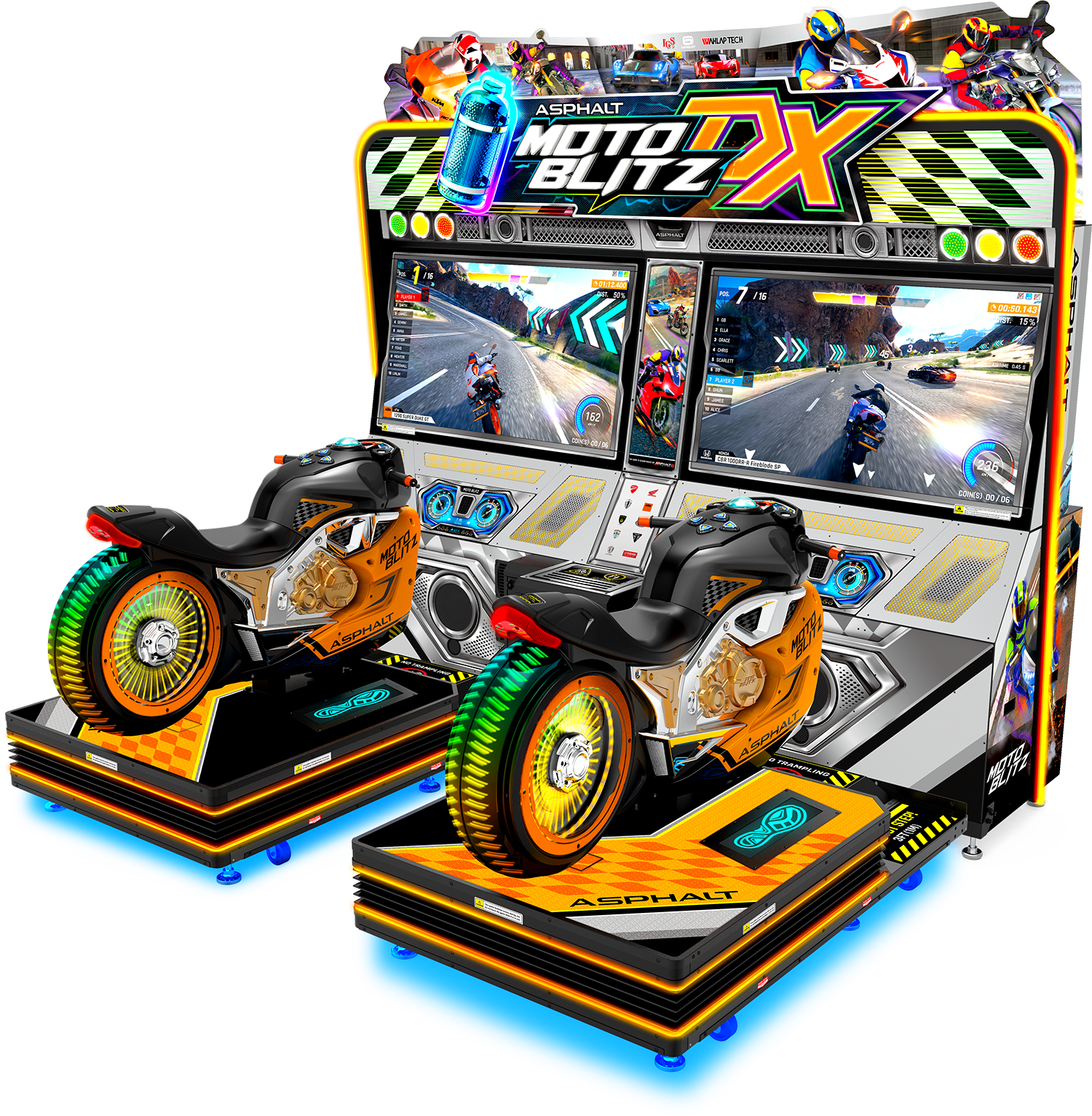 Asphalt Moto Blitz DX Motorrad Arcade Simulator
