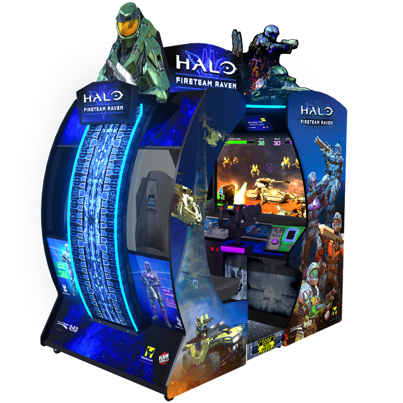 Raw Thrills HALO - Fireteam Raven 55" DX 2 player Arcade Shooter