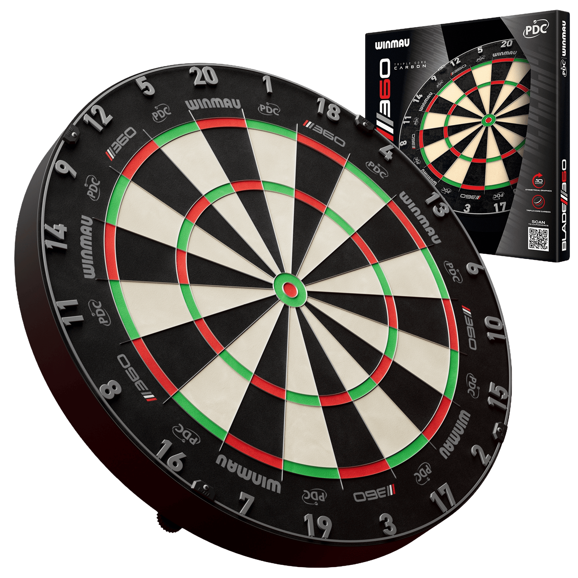 Dartboard Winmau Blade 360 TC Profi-Dartboards