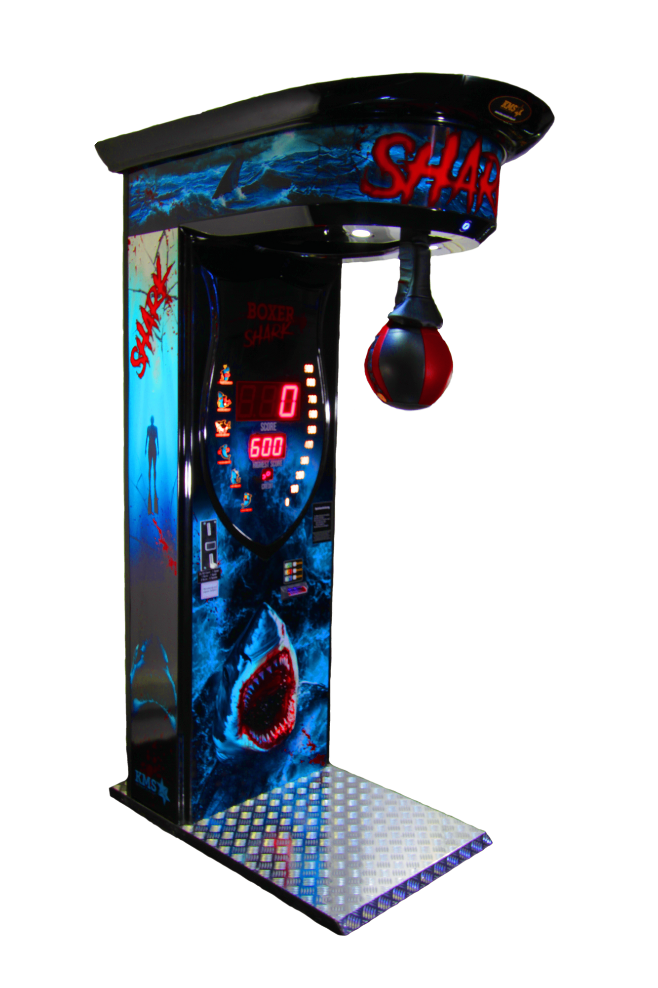 BOXER SHARK - Boxautomat im Shark Design mit Münz- und Scheinakzeptor