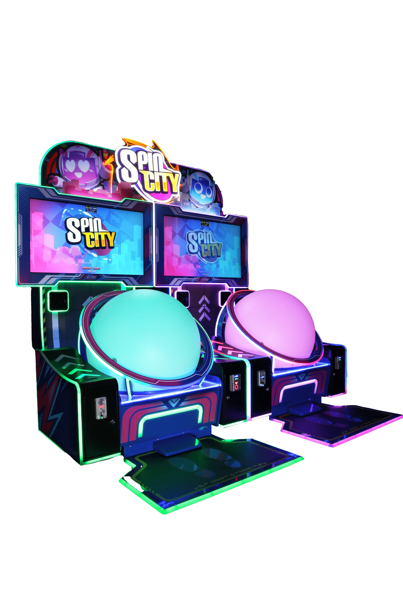 Spin City Twin - Actionreiches Arcade Spiel für Zwei!