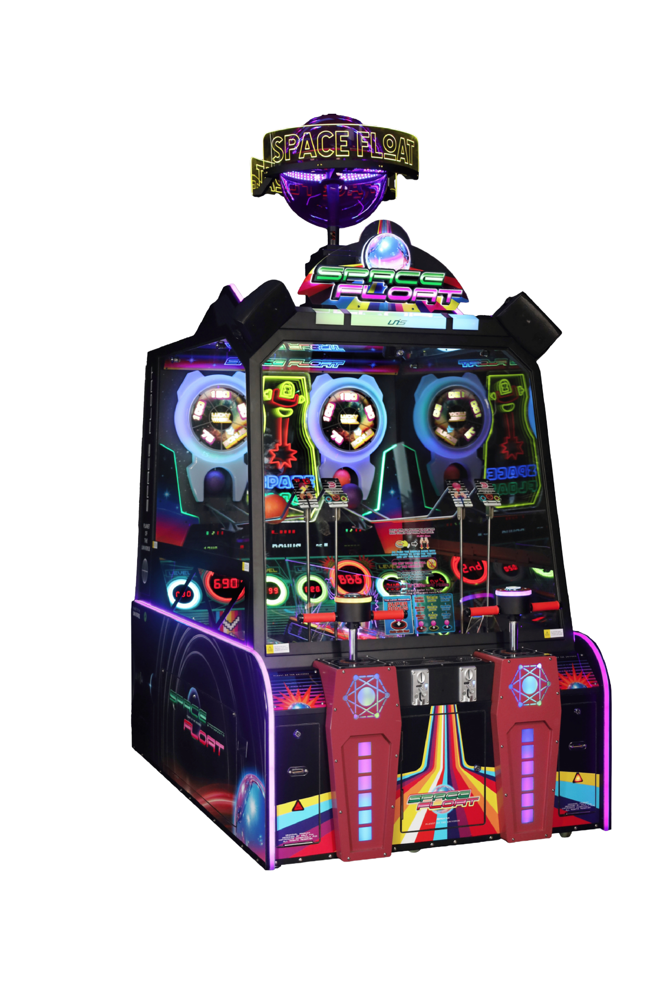 UNIS Space Float Skill und Redemption Arcade Spiel