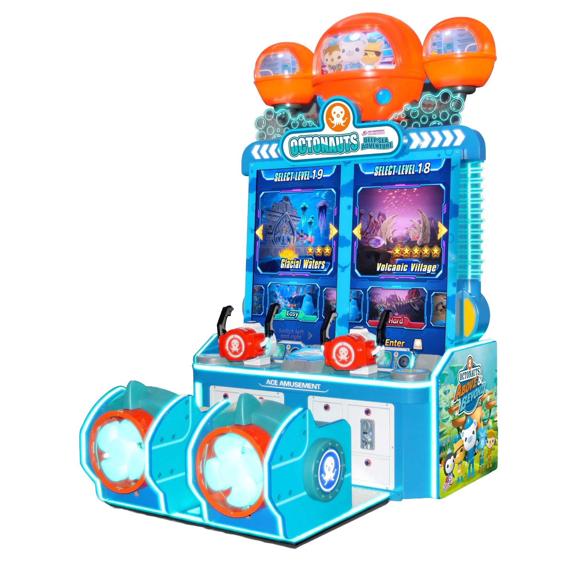 Octonauts Deepsea Adventure Interaktives 2-Spieler Laser-Shooting Game für Kinder