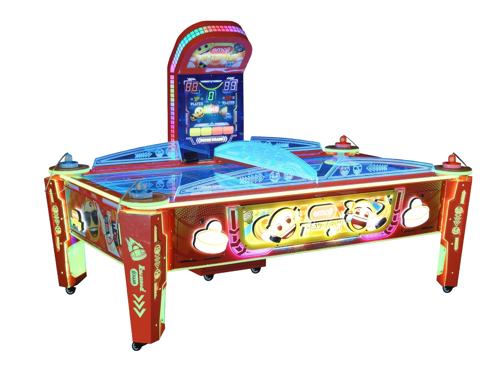 Unis emoji™ Power Puck Air Hockey Arcade Multipuck Spiel