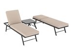 Lounge CALVI multifunktional beige/anthrazit Bild 9