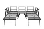 Lounge CALVI multifunktional beige/anthrazit Bild 10