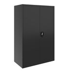 Aktenschrank mit 4 Böden schwarz Bild 2
