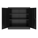 Aktenschrank mit 3 Böden schwarz Bild 5