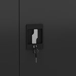 Aktenschrank mit 3 Böden schwarz Bild 8