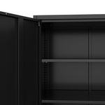 Aktenschrank mit 3 Böden schwarz Bild 6