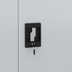 Aktenschrank mit 3 Böden grau Bild 8
