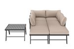 Lounge CALVI multifunktional beige/anthrazit Bild 7