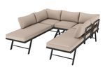 Lounge CALVI multifunktional beige/anthrazit Bild 4