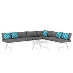 Lounge CALVI multifunktional anthrazit/weiss Anzeigebild
