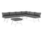 Lounge CALVI multifunktional anthrazit/weiss Bild 2