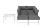 Lounge CALVI multifunktional anthrazit/weiss Bild 6