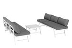 Lounge CALVI multifunktional anthrazit/weiss Bild 5