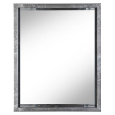 Metallic Silver Industrial Mirror