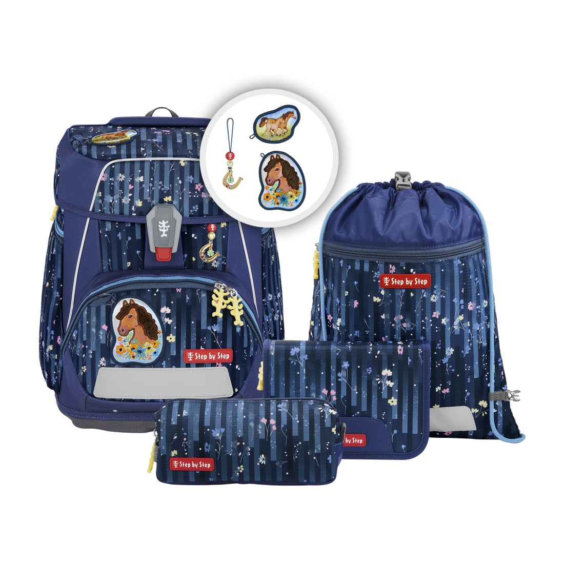 Step by Step Space - Schulranzen-Set 5-teilig-Horse Mila
