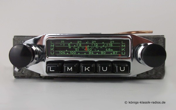 Blaupunkt Frankfurt for Porsche 356 B+C in 1-part design, 6/12