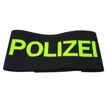 Armbinde POLIZEI (schwarz/gelb)