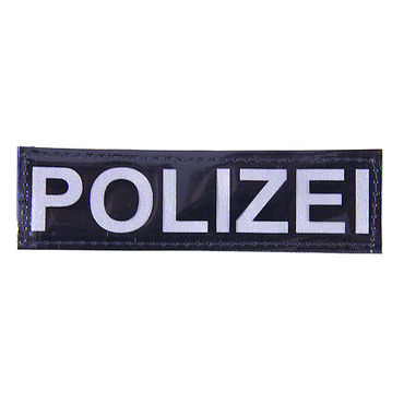 Reflektorstreifen POLIZEI (13x4 cm)