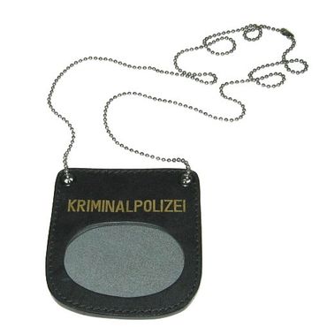 Kripomarkenhalter mit Kette
