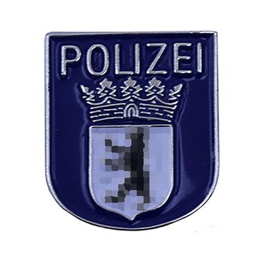 Hoheitsabzeichen Polizei Anstecker Pin blau