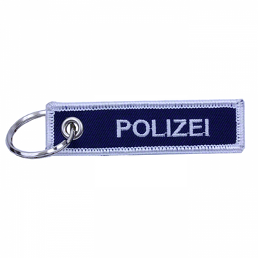 Textil Schlüsselanhänger Polizei