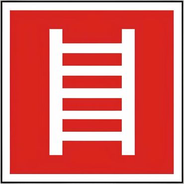Schild Symbol Leiter nach BGV A8 / F 04 versch. Varianten