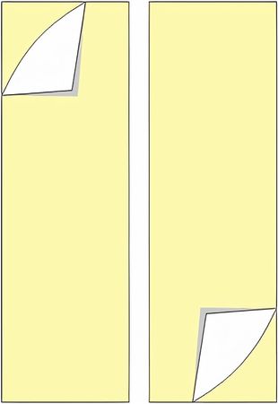 Montagehilfe ( doppelseitig klebend ) für alle ( Alu und Kunststoff ) Fahnen und Nasenschilder - versch. Größen