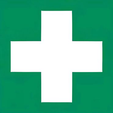 Rettungsschild als Symbol Erste Hilfe nach ISO 7010 - E 003 - versch. Ausführungen