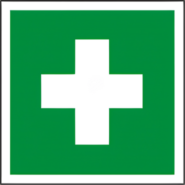 Rettungsschild als Symbol Erste Hilfe nach BGV A8 - E 03 - versch. Ausführungen