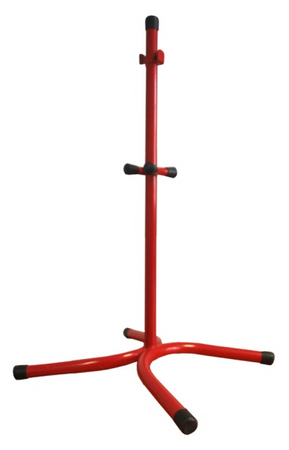 Designständer für zwei Feuerlöscher rot (zusammensteckbar)