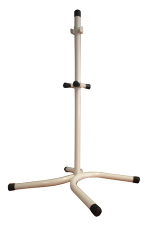 Designständer für zwei Feuerlöscher weiß (zusammensteckbar)