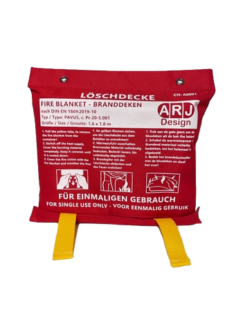 Feuerlöschdecke ( ARJ DESIGN ) aus 100 % Glasfaser