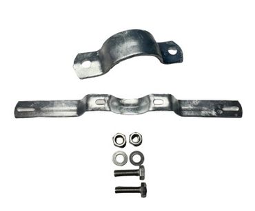 T-Rohrschelle 60 DR, feuerverzinkt, Lochabstand 350 mm