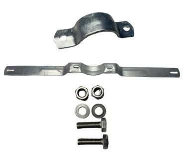 T-Rohrschelle 60 DR, feuerverzinkt, Lochabstand  500 mm